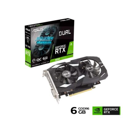 TARJETA DE VIDEO GEFORCE® ASUS DUAL RTX3050 6G OC DUAL-RTX3050-O6G
