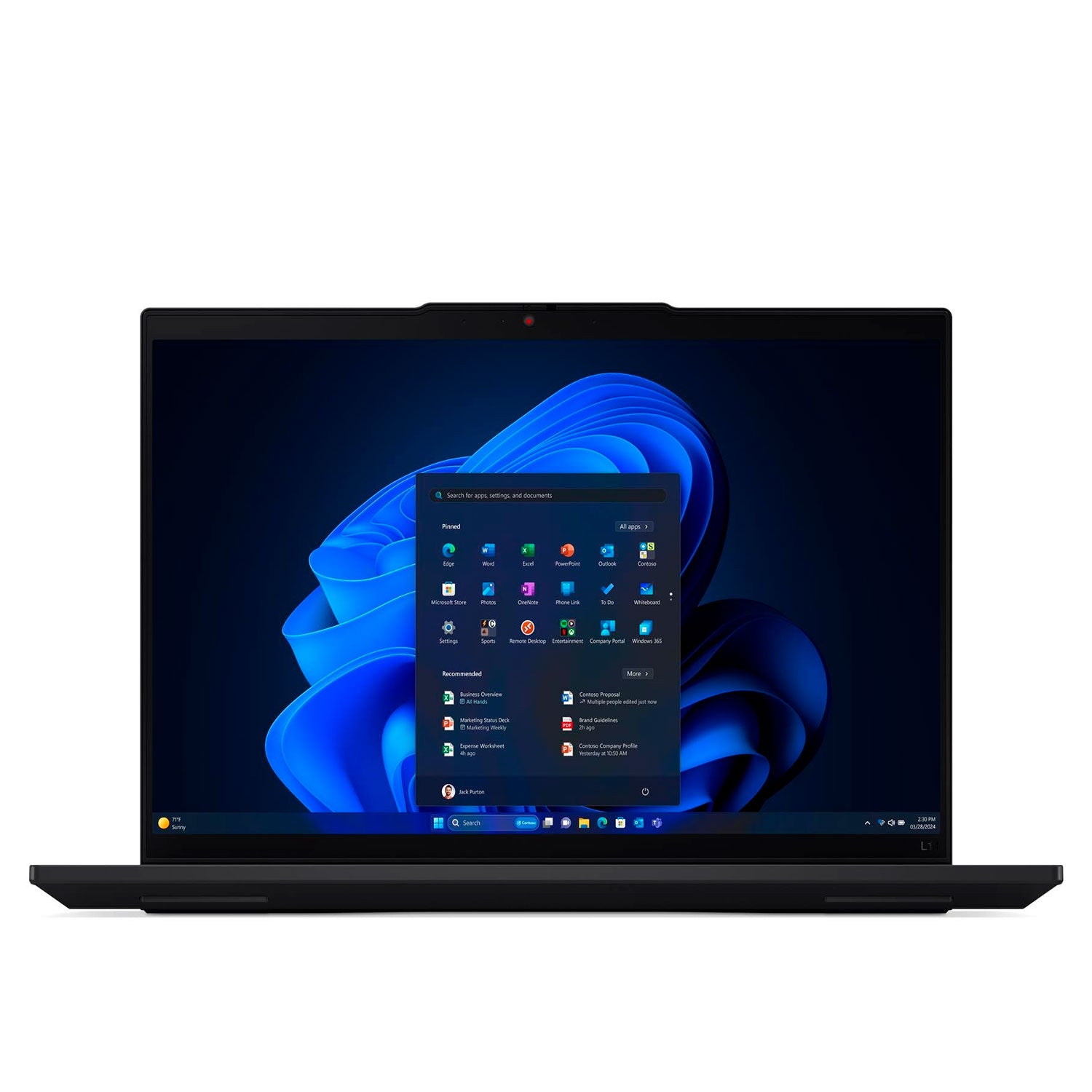 Laptop Lenovo ThinkPad L14 Gen 5 Intel Core Ultra 7 155U Ram 16GB Disco 1TB SSD 14" WUXGA Windows 11 Pro (21L2000XLM) - Imagen 2