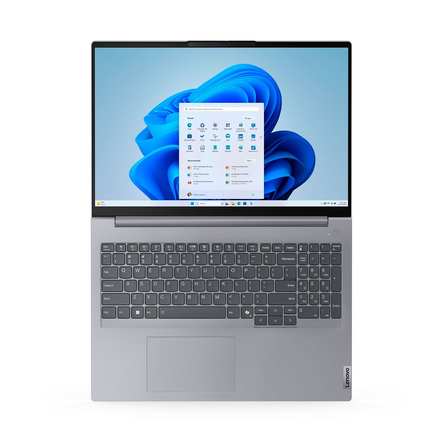 Laptop Lenovo ThinkBook 16 G7 IML Intel Core 5 125U Ram 16GB Disco 512GB SSD 16" WUXGA Windows 11 Pro (21MS00B4LM) - Imagen 4