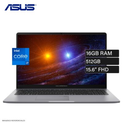 Laptop Asus Expertbook P1 P1503CVA-S71410 Intel Core i7 13620H Ram 16GB Disco 512GB SSD 15.6" FHD FreeDOS (90NX0881-M01JS0)