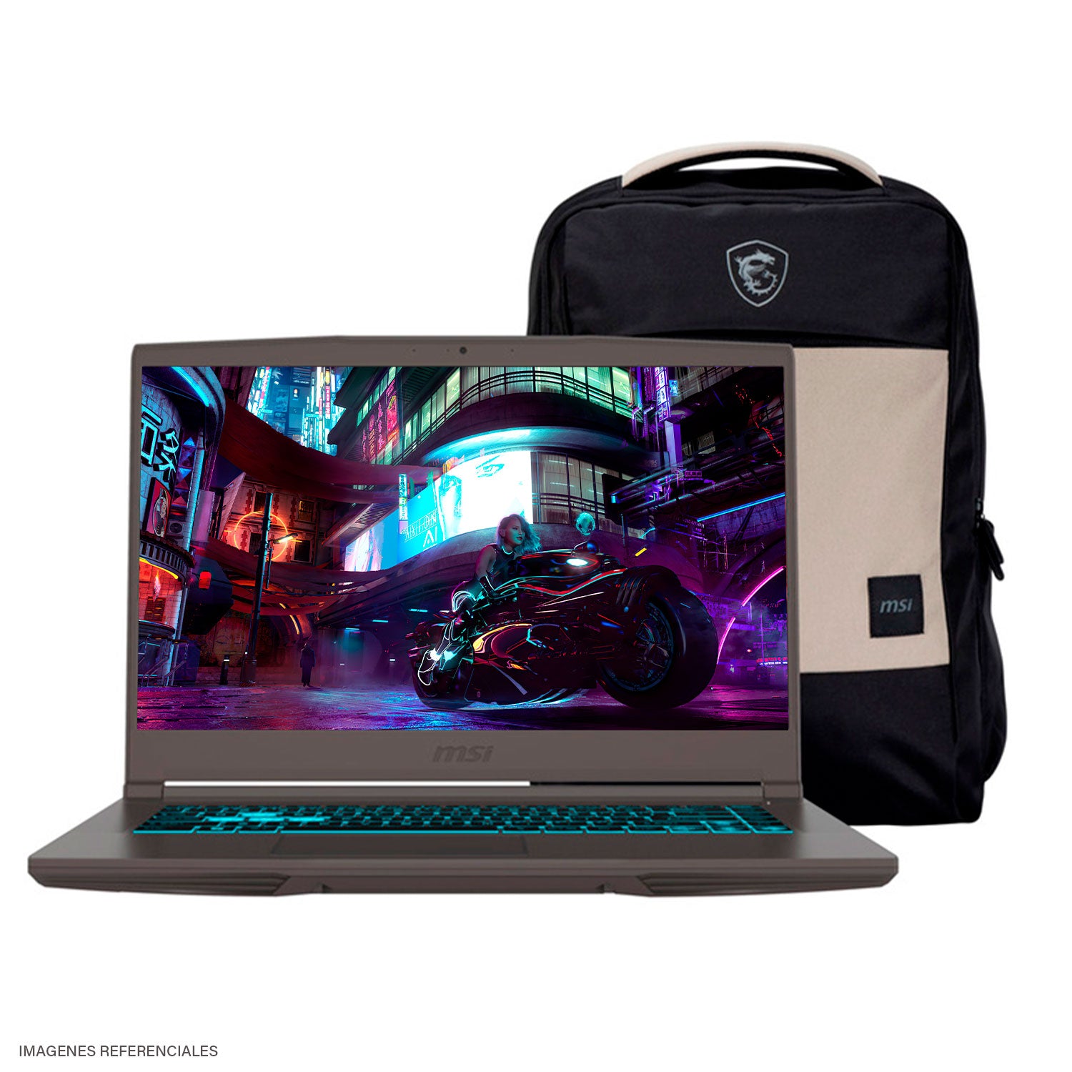 Laptop MSI Thin 15 B13UC-3075XPE Intel Core i7 13620H Ram 16GB Disco 512GB SSD RTX 3050 4GB 15.6" FHD FreeDos (9S7-16R831-3075) 2 AÑOS DE GARANTIA