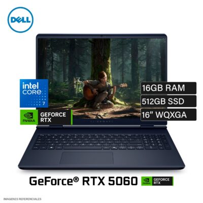 Laptop Dell Alienware 16 Aurora AC16250 Intel Core 7 240H Ram 16GB Disco 512GB SSD Video Nvidia RTX 5060 8GB 16" WQXGA Windows 11