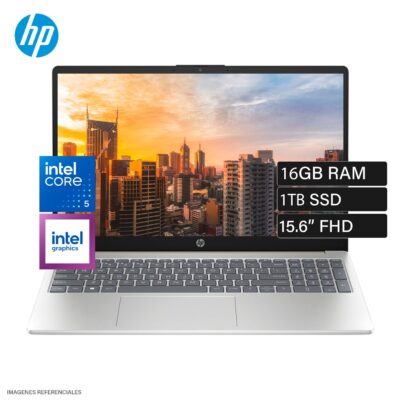 Laptop Hp 15-FD0266LA Intel Core 5 120u Ram 16gb Disco 1tb Ssd 15.6" FHD Freedos (B9TY5LA#ABM)