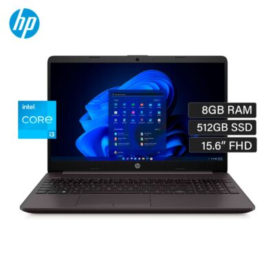 Laptop HP 250 G9 Intel Core i3 1215U Ram 8GB Disco 512GB SSD 15.6" HD (7C6E5LA#ABM)