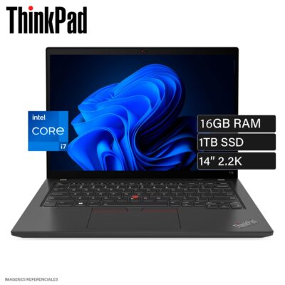 Laptop Lenovo ThinkPad T14 Gen 4 Intel Core i7 1355U RAM 16GB Disco 1TB SSD 14" 2.2K Windows 11 Pro (21HE0010LM)
