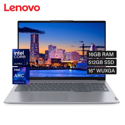 Laptop Lenovo ThinkBook 16 G7 Intel Core Ultra 7 155H Ram 16GB Disco 512GB 16" WUXGA WINDOWS 11 PRO (21MS00B5LM)