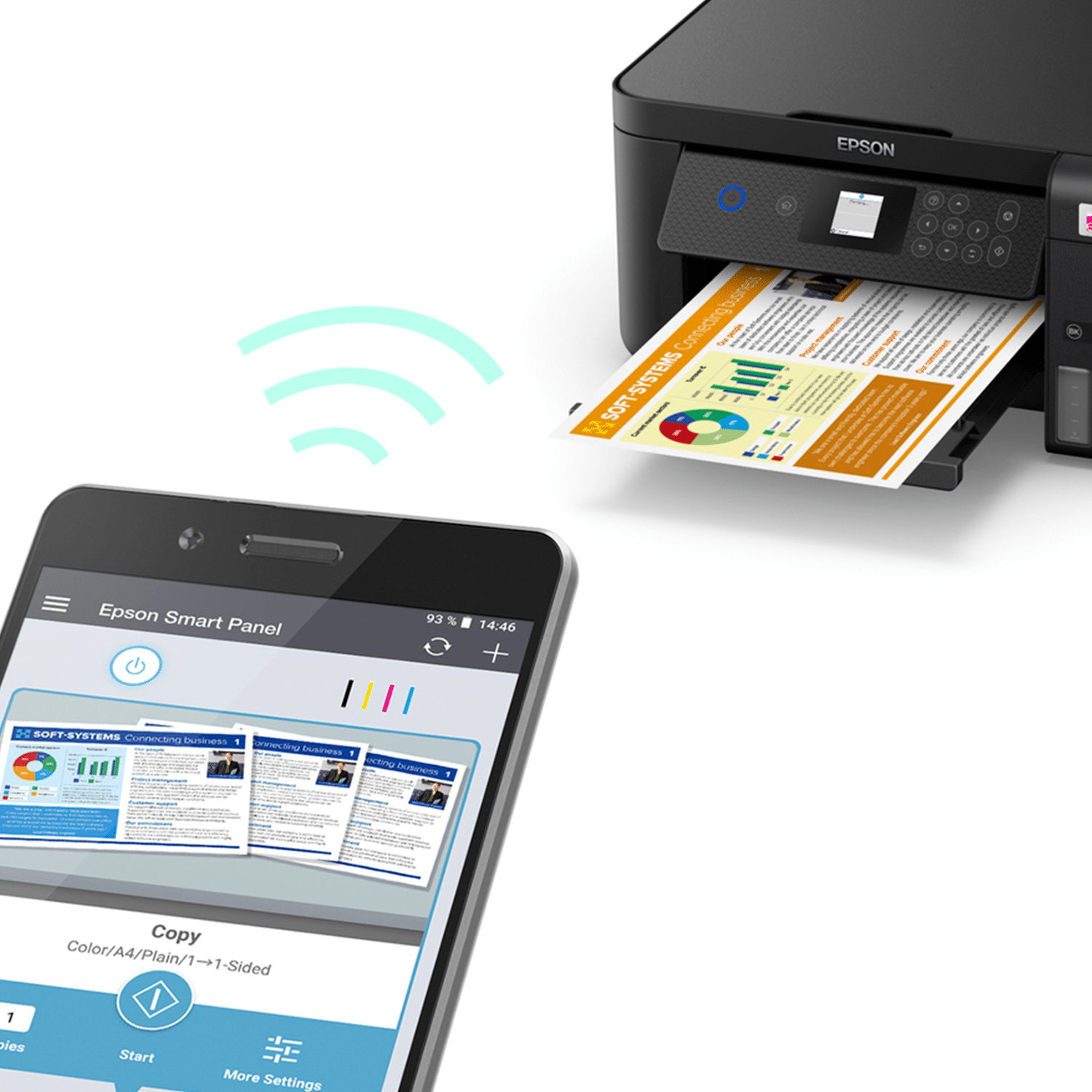 Impresora Multifuncional Epson Ecotank L4260 Wifi Duplex - Imagen 3