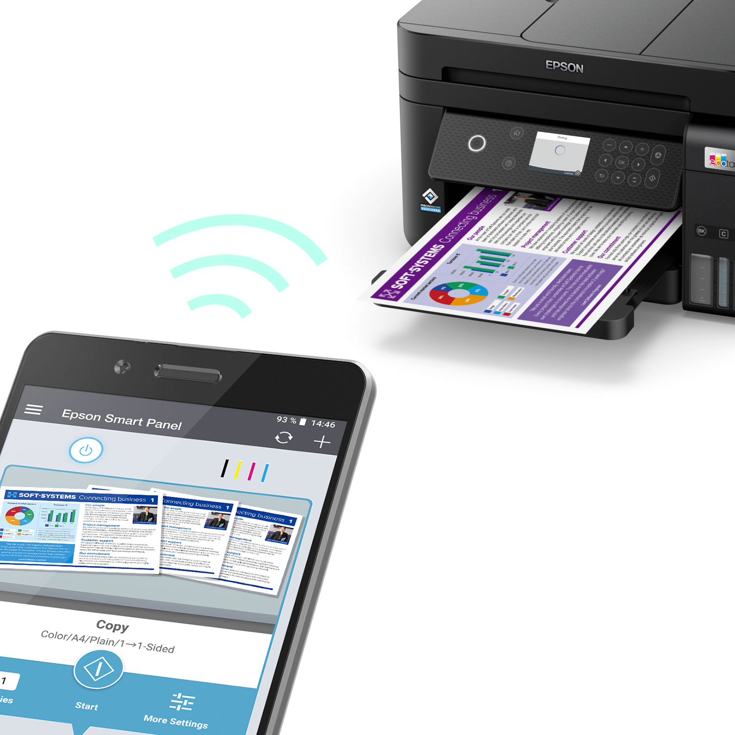 Impresora Multifuncional Epson Ecotank L6270 Wifi Duplex - Imagen 4