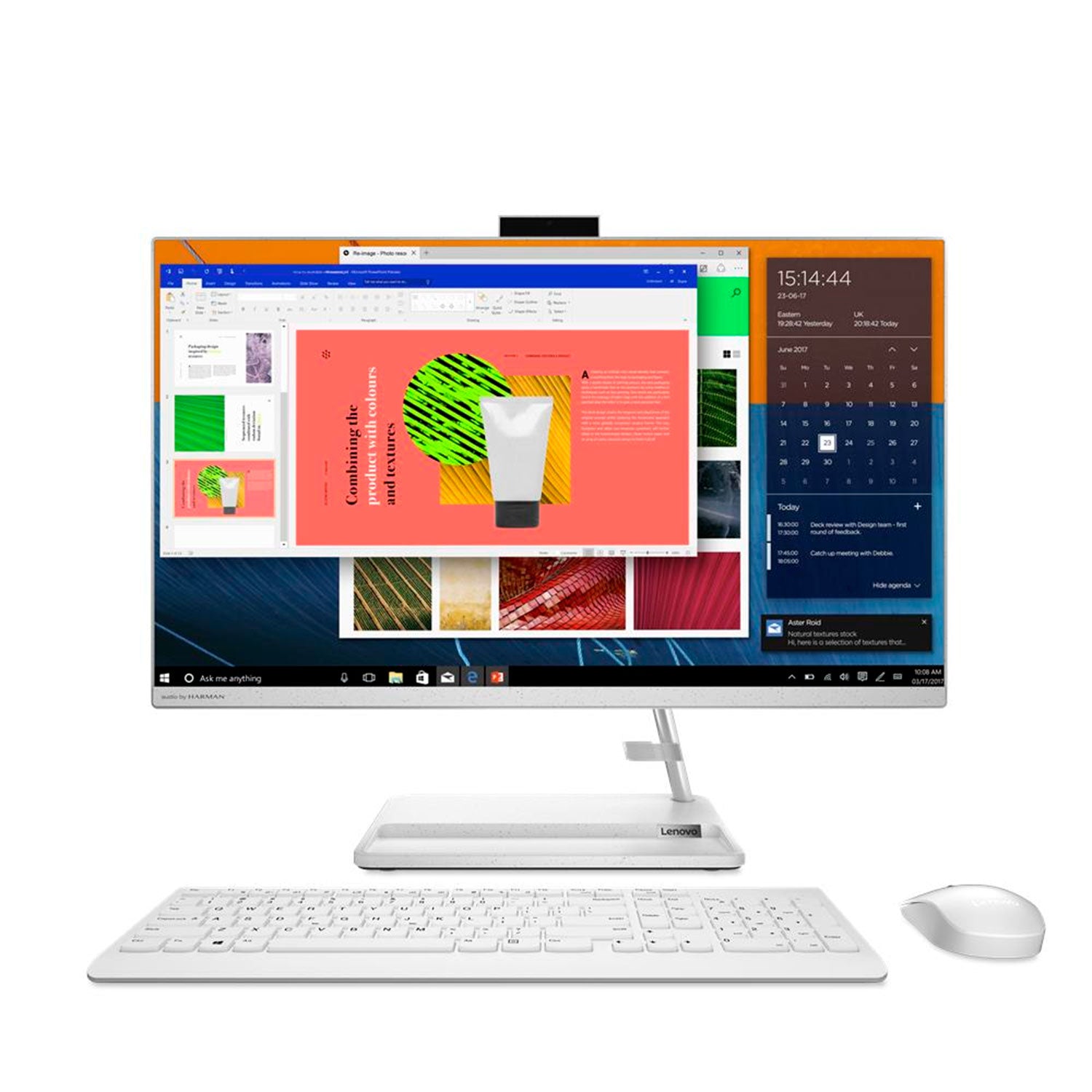 Lenovo AIO Ideacentre 3 Amd Ryzen 7 7730U Ram 16GB Disco 512GB SSD 27" FHD (F0FY00Q9LD) - Imagen 2
