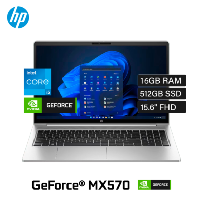 Laptop HP Probook 450 G9 Intel Core i5 1235U Ram 16GB Disco 512GB SSD 15.6" FHD Video 2GB Nvidia MX570 15.6" FHD Windows 11 Pro