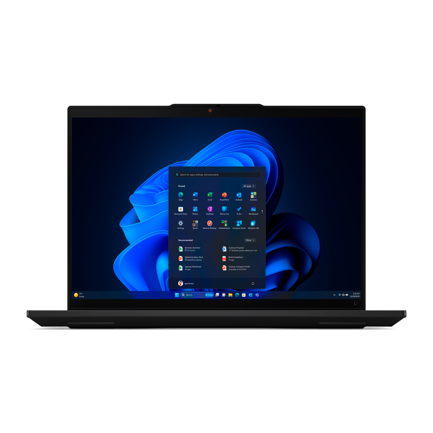 Laptop Lenovo Thinkpad L14 Gen 5 Intel Core Ultra 5 125U Ram 16GB Disco 512GB SSSD 14" WUXGA Windows 11 Pro (21L2000WLM) - Imagen 2