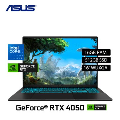 Laptop ASUS V16 V3607VU-RP036W Intel Core 7 240H Ram 16GB Disco 512GB Video Nvidia RTX 4050 6GB 16" WUXGA Windows 11 (90NB15Q1-M00570)
