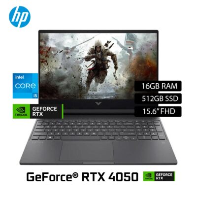 Laptop HP Victus 15-FA2701WM Intel Core i5 13420H Ram 16GB Disco 512GB SSD Video Nvidia RTX 4050 6GB 15.6" FHD Windows 11 (B8LN4UA#ABA)