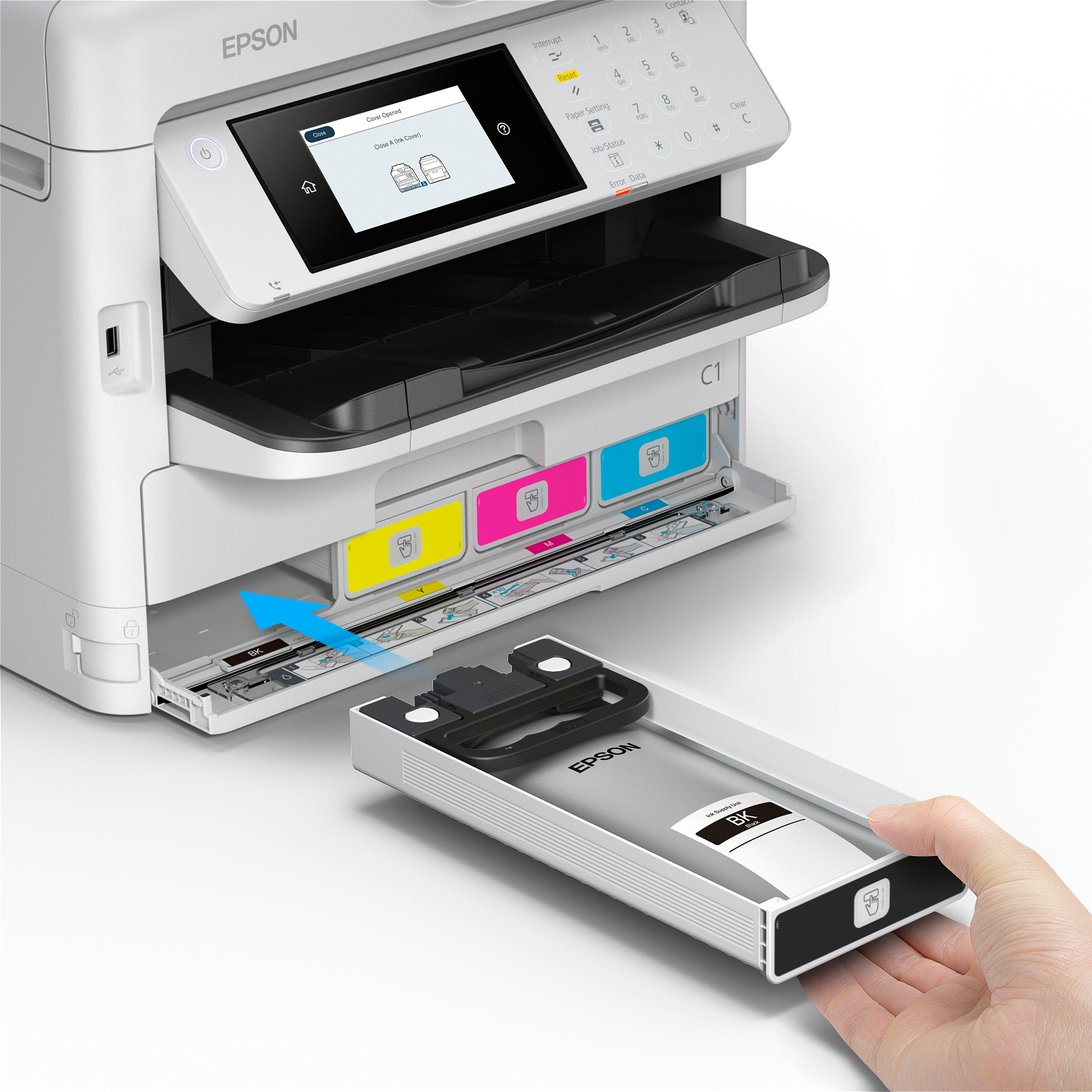 Impresora EPSON Multifuncional WorkForce Pro C5810 WiFi Fax - Imagen 3