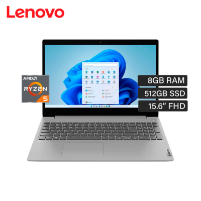 Laptop Lenovo IdeaPad 1 15AMN7 Ryzen 5 7520U RAM 8GB Disco 512GB 15.6" FHD FreeDos (82VG00HBLM)
